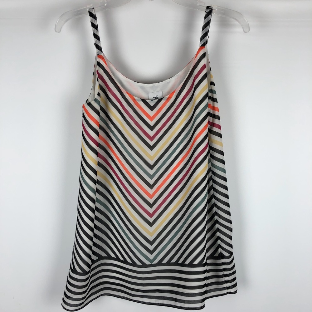 CAbi Linea Cami Striped Tank